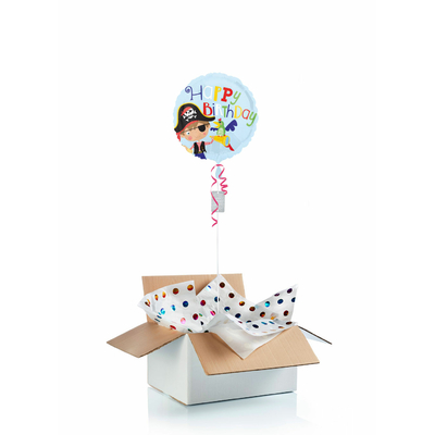 Ballon anniversaire enfant gonflé à l'hélium : pirate