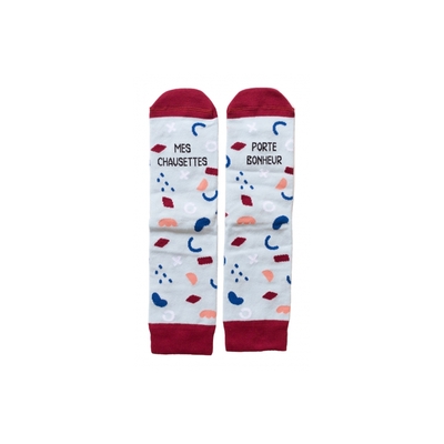 Chaussettes "mes chaussettes porte-bonheur"