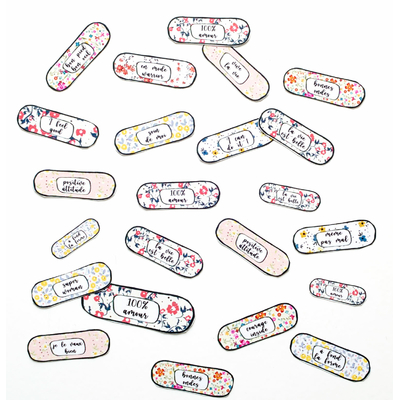 Power Patchs : 24 tattoos temporaires comme des pansements/patchs pour mobiliser l'énergie