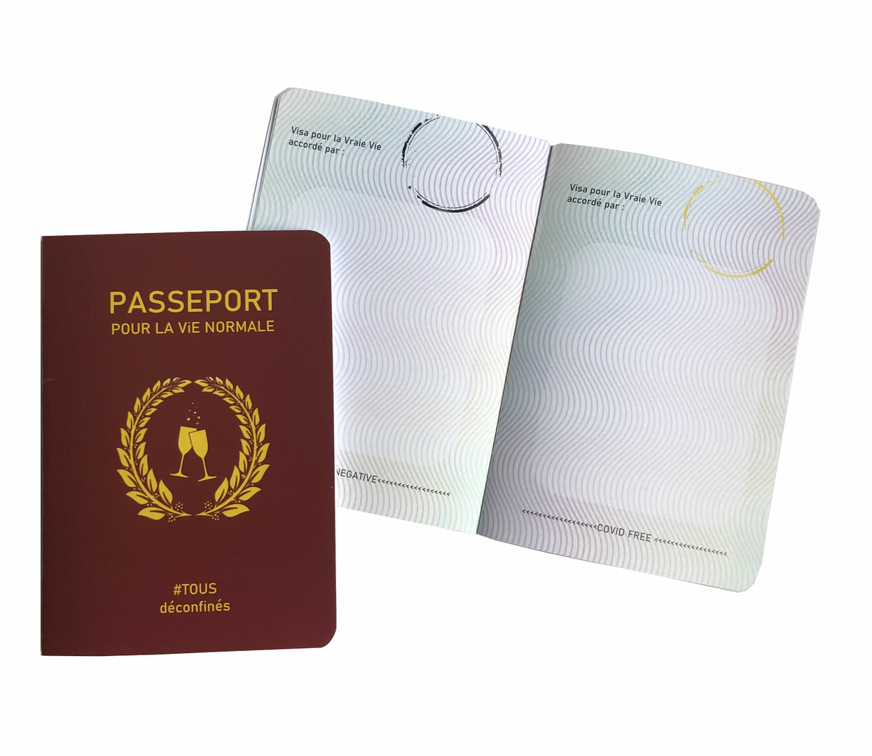 Passeport pour la vie normale livre d'or pour les soirées post coronavirus