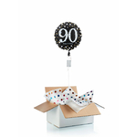 Ballon-helium-90-ans-argent