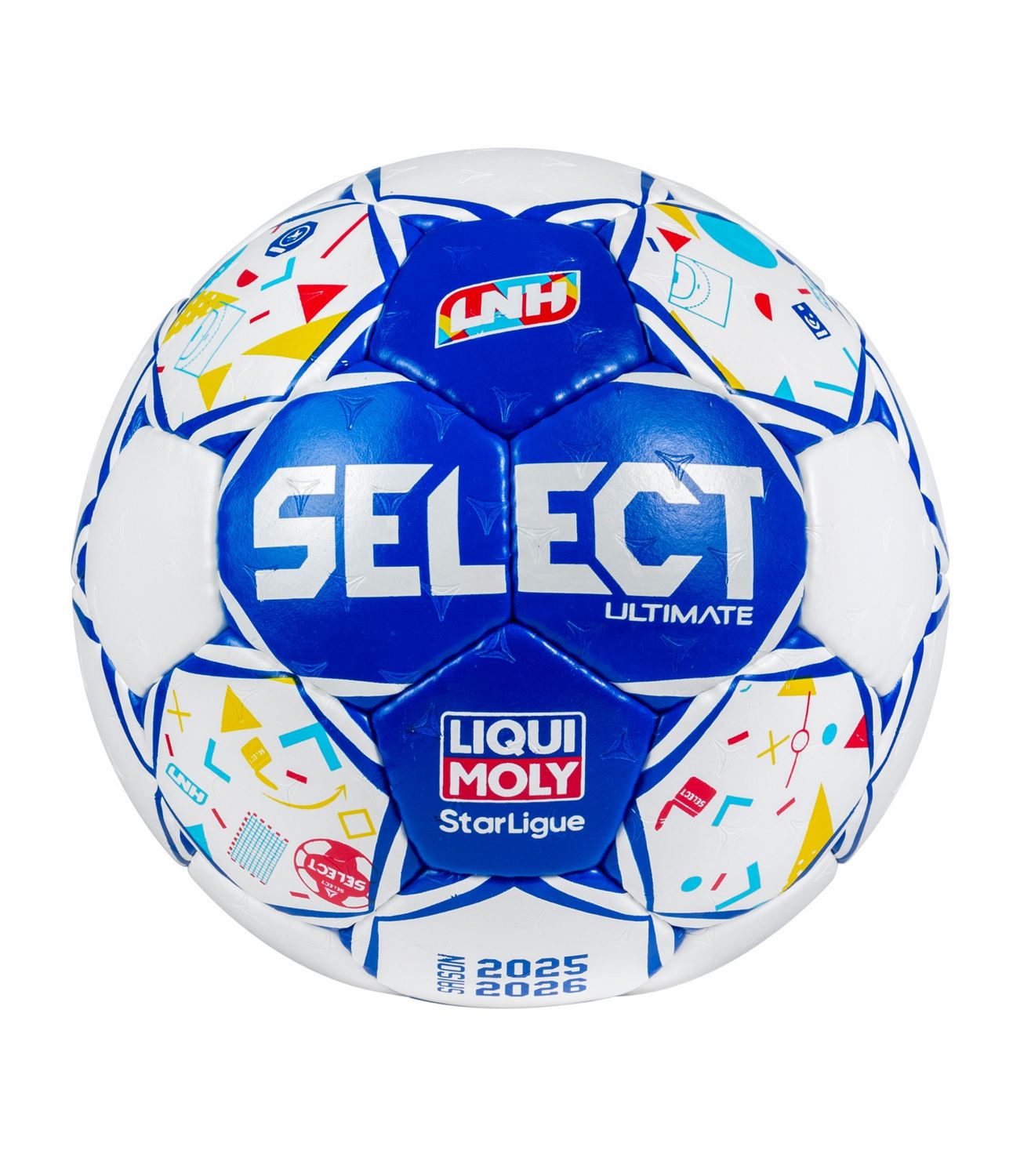 SELECT_L201117-160_ultimate_lnh_v25-26_ballon_de_handball_white_blue_sgequipement_sg_equipement