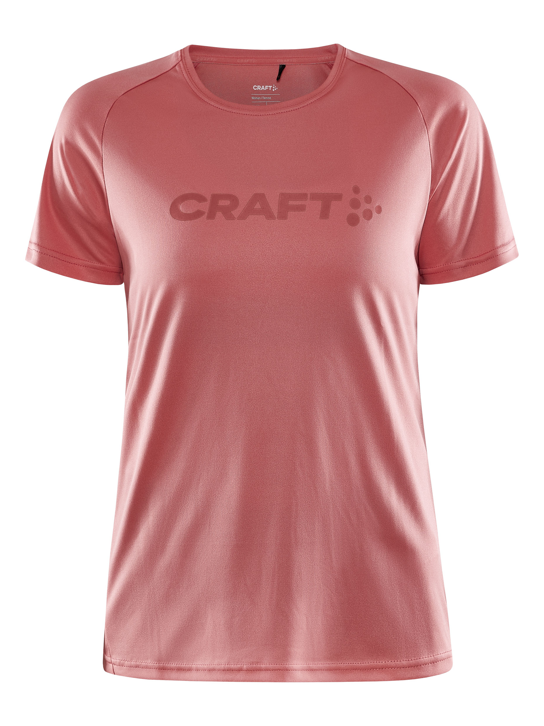 CRAFT_1911785-740000_tee-shirt_CORE_ESSENCE_ Logo_Tee_woman_coral_sgequipement_sg_equipement (1)