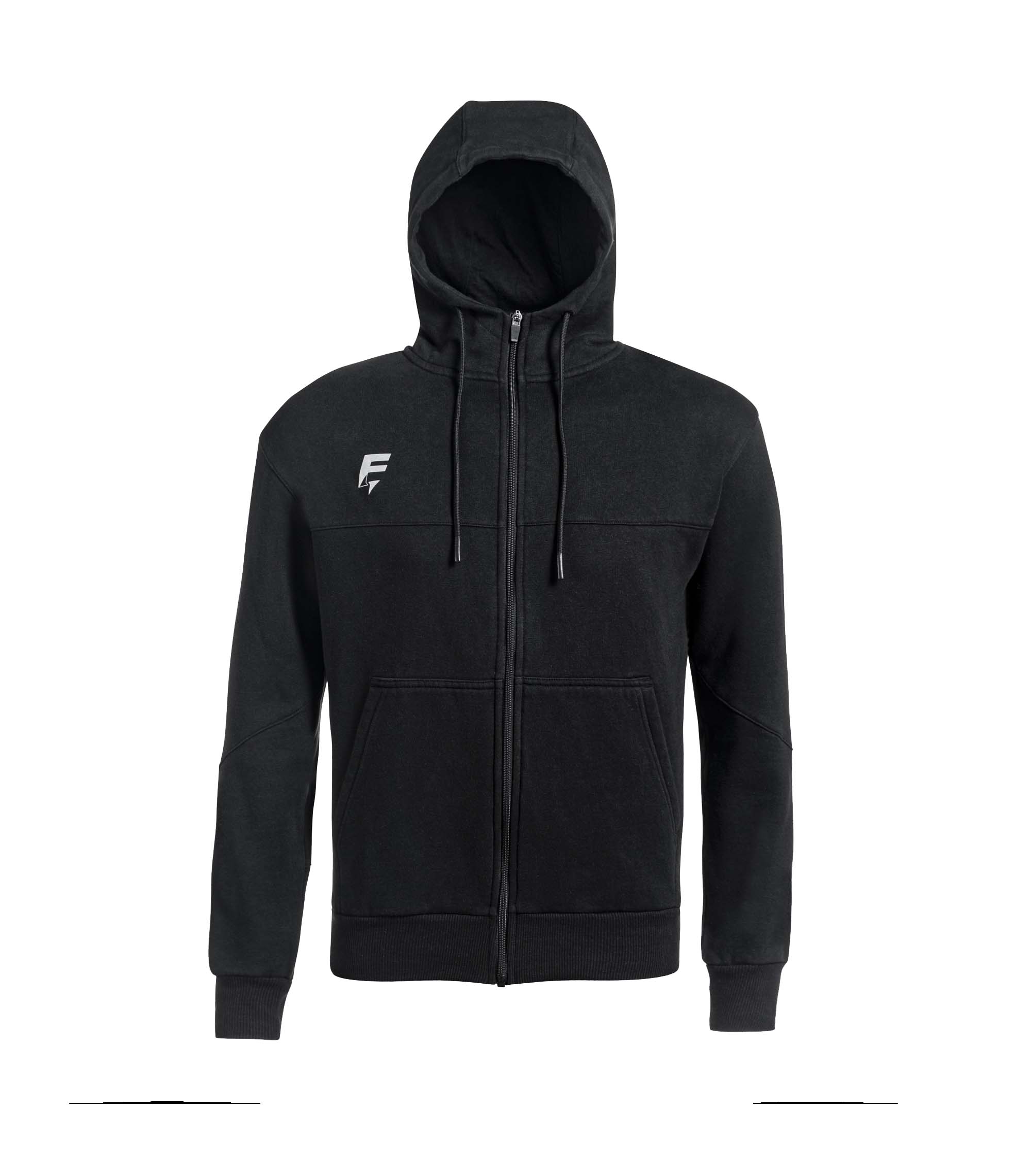 FORCE-XV_F34ZFORCE2HN_gilet_zippe_capuche_de_rugby_force_2_noir_sgequipement_sg_equipement