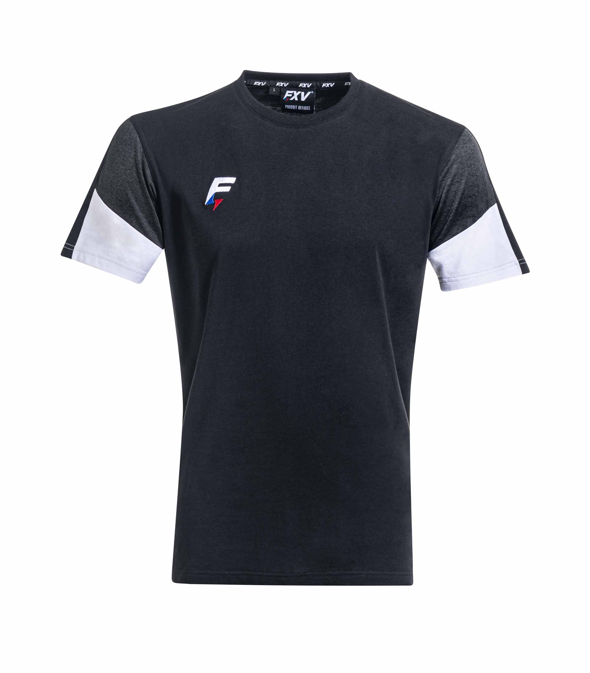 FORCEXV_F30CHISTERAN_tee-shirt_de_rugby_chistera_noir-blanc_sgequipement_sg_equipement