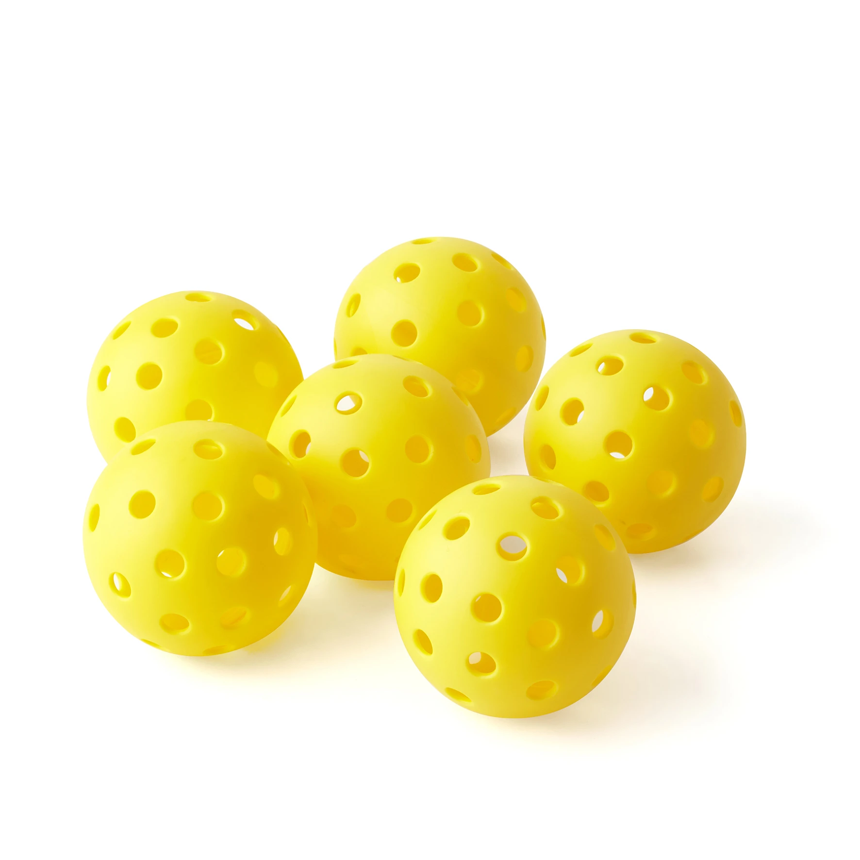 TREMBLAY_pb001-ba_lot_de_6_balles_exterieures_de_pickleball_jaune_sgequipement_sg_equipement