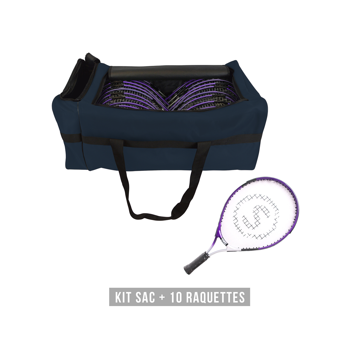 SPORTI_012058_lot_de_10_raquettes_de_tennis_JR_T500_19_pouces_avec sac_sgequipement_sg_equipement