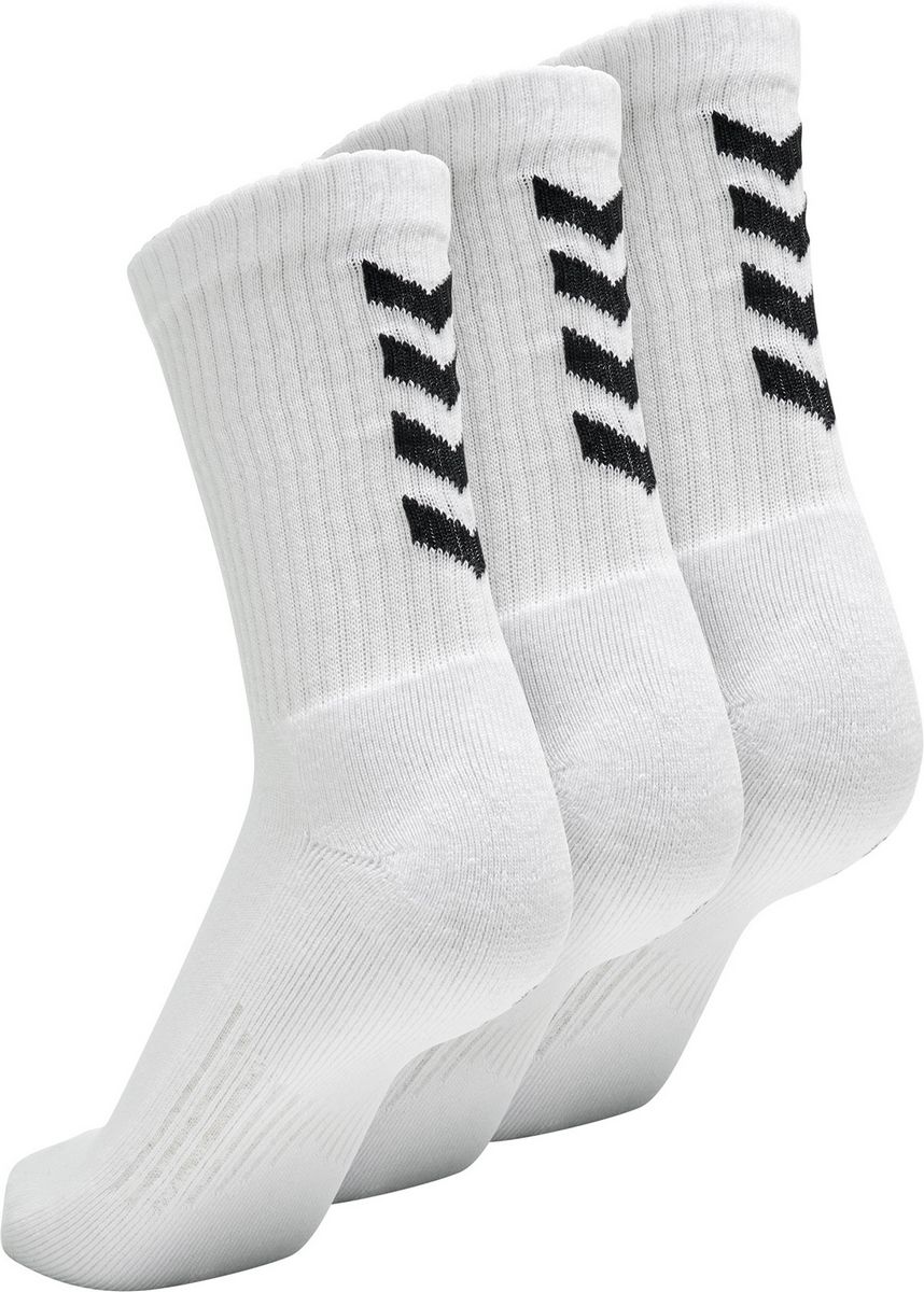 HUMMEL PACK de 3 paires de chaussettes FUNDAMENTAL Blanc
