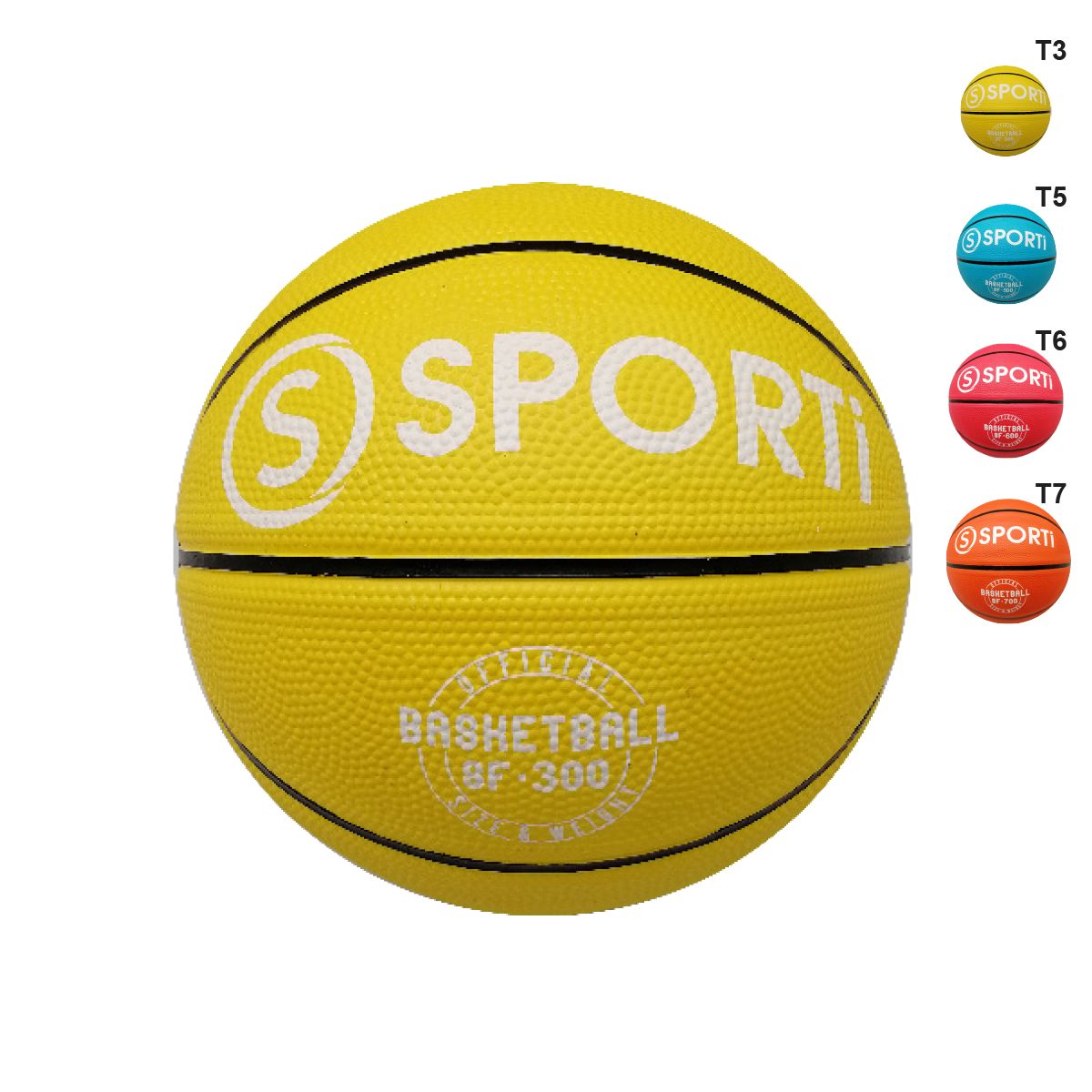 SPORTI BALLON DE BASKET CAOUTCHOUC
