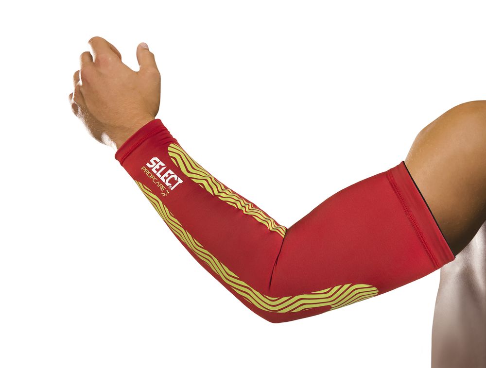 compression_arm_sleeves_6610_red_profcare_neoprene_kinesiological_effect