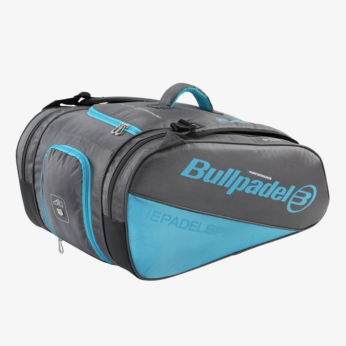 BULLPADEL SAC A DOS POUR RAQUETTES DE PADEL BPP-23014 PERFORMANCE Gris
