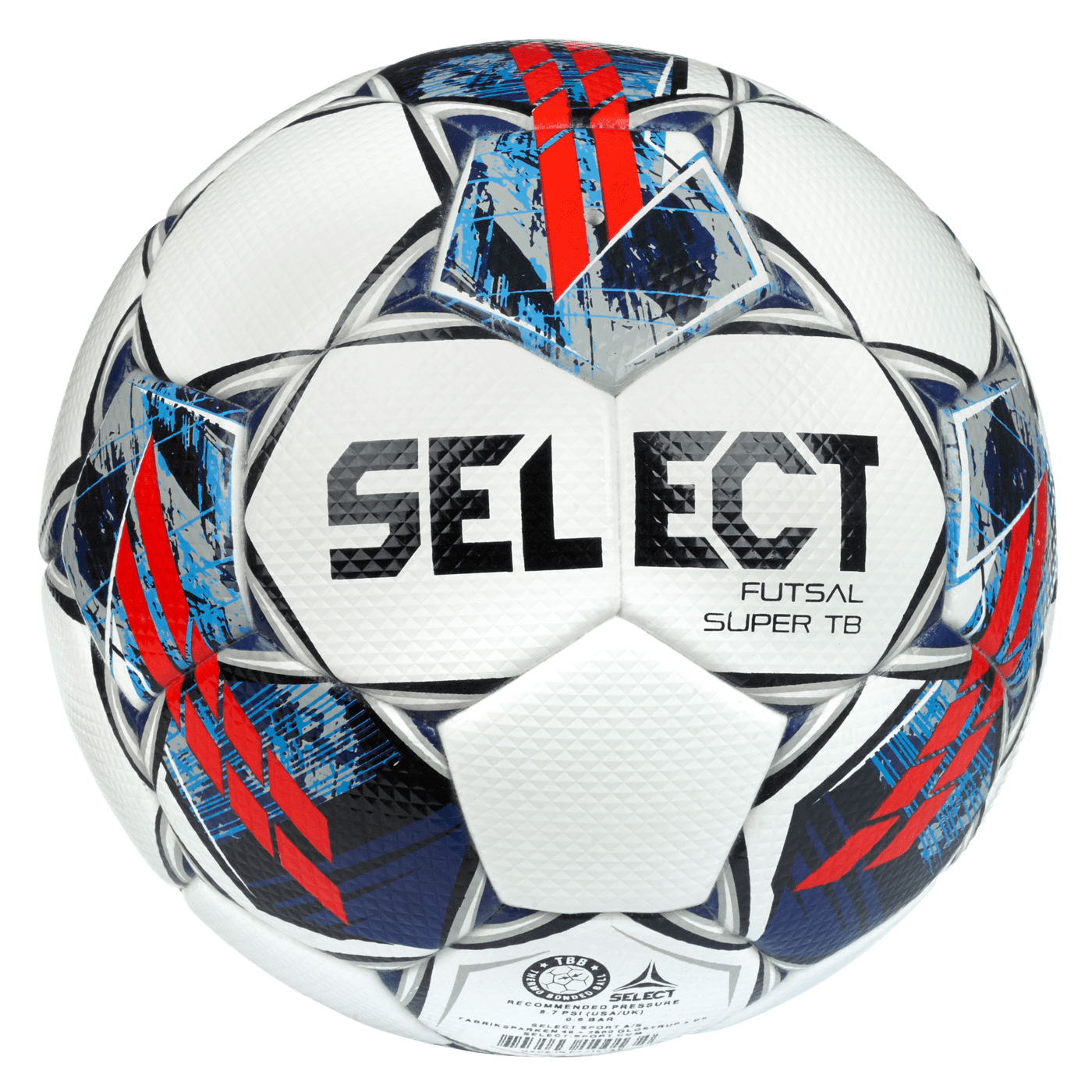 Ballon de futsal Select SUPER TB V22 white-red