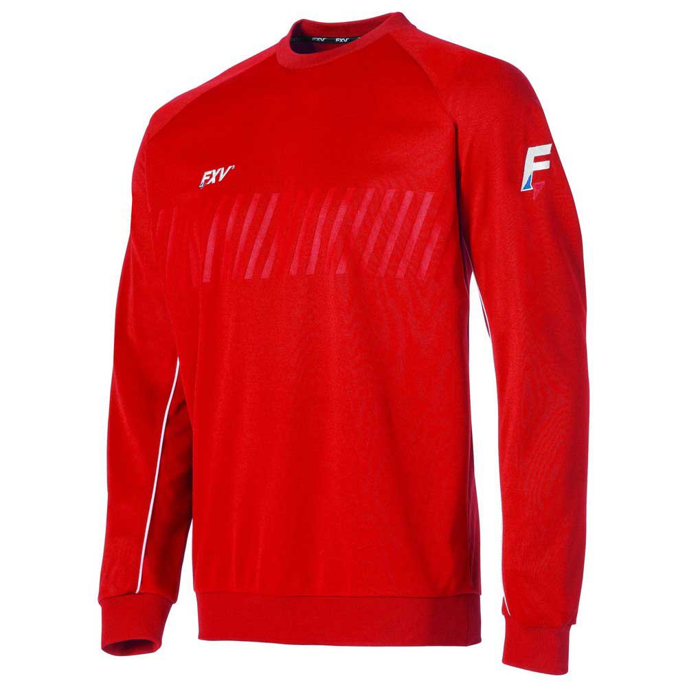 Sweat de rugby Force XV COL ROND ACTION rouge