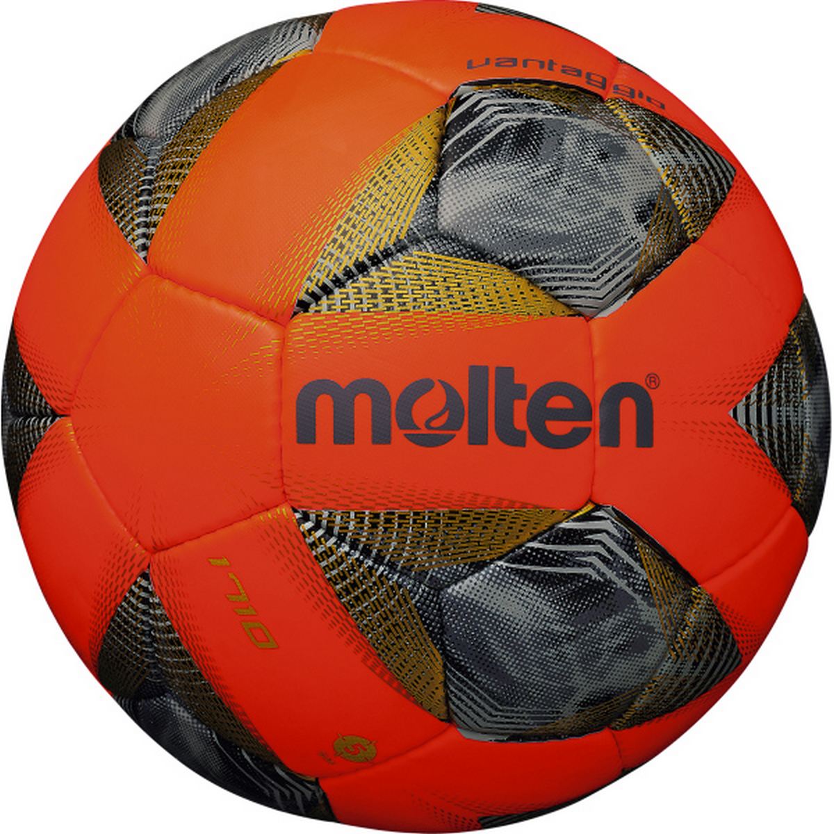 Ballon de Foot Molten FA1710 orange-gris Taille 4