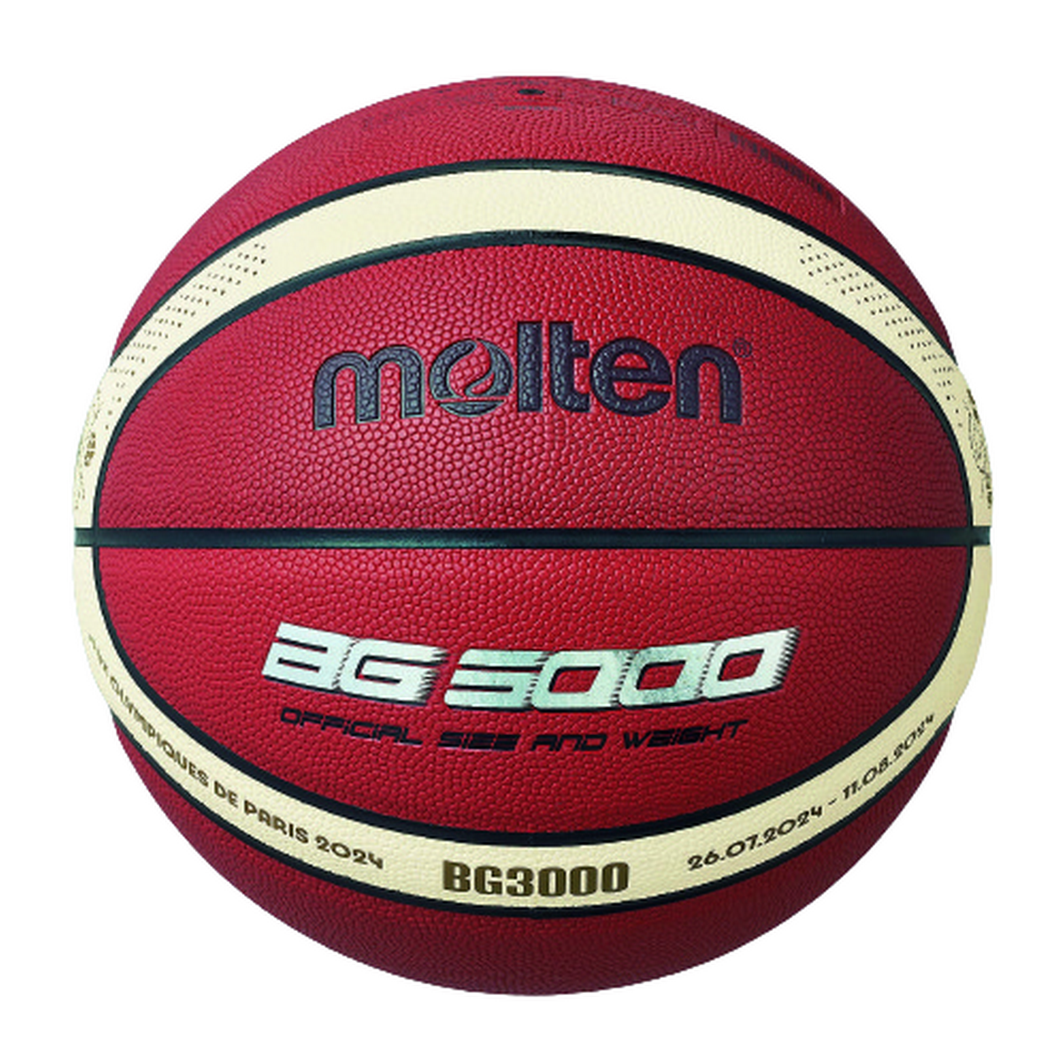 Ballon de basket des Jeux Olympiques Paris 2024 Molten BG3000 T6