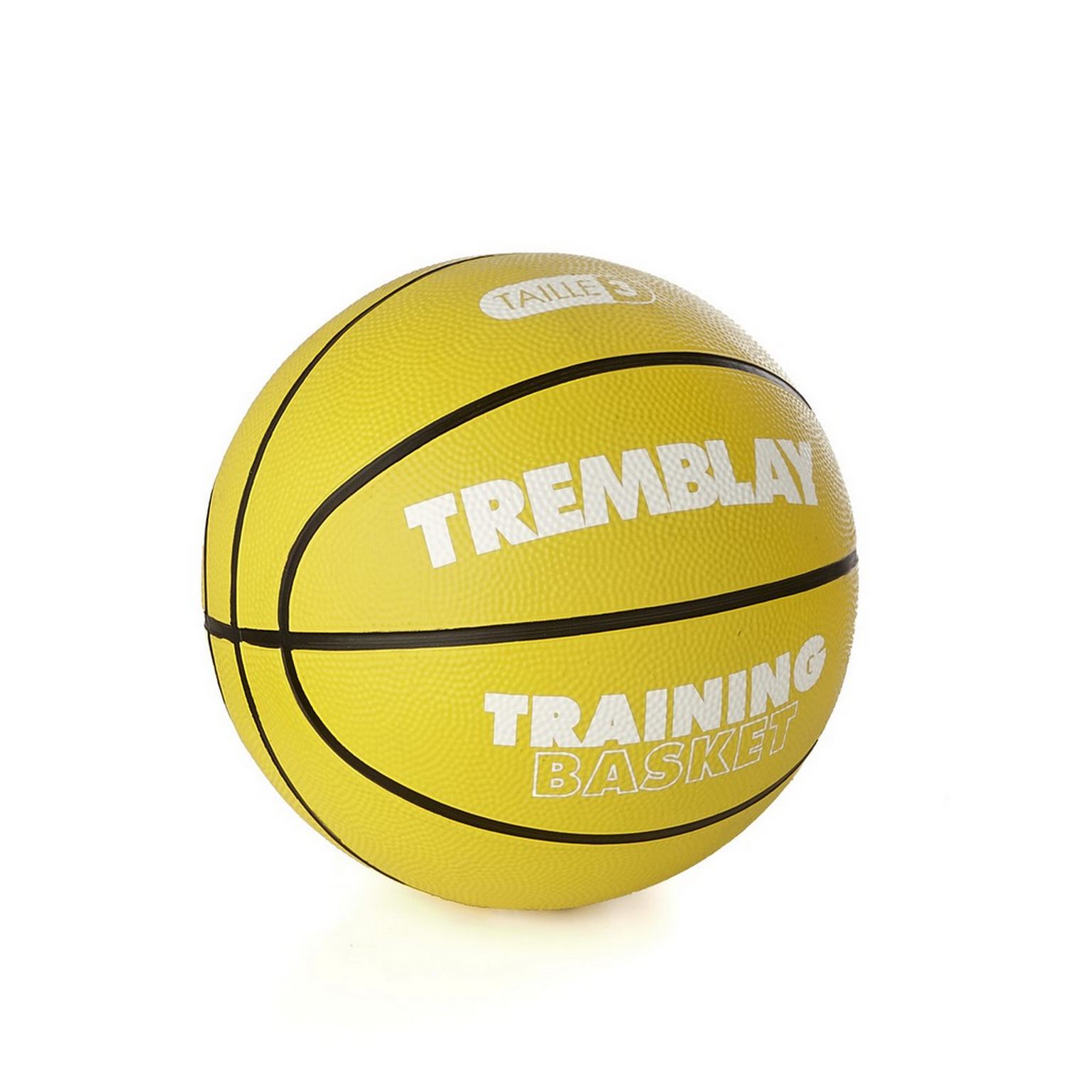 TREMBLAY_btr3_ballon_de_basketball_training_caoutchouc_taille_3_jaune_sgequipement_sg_equipement