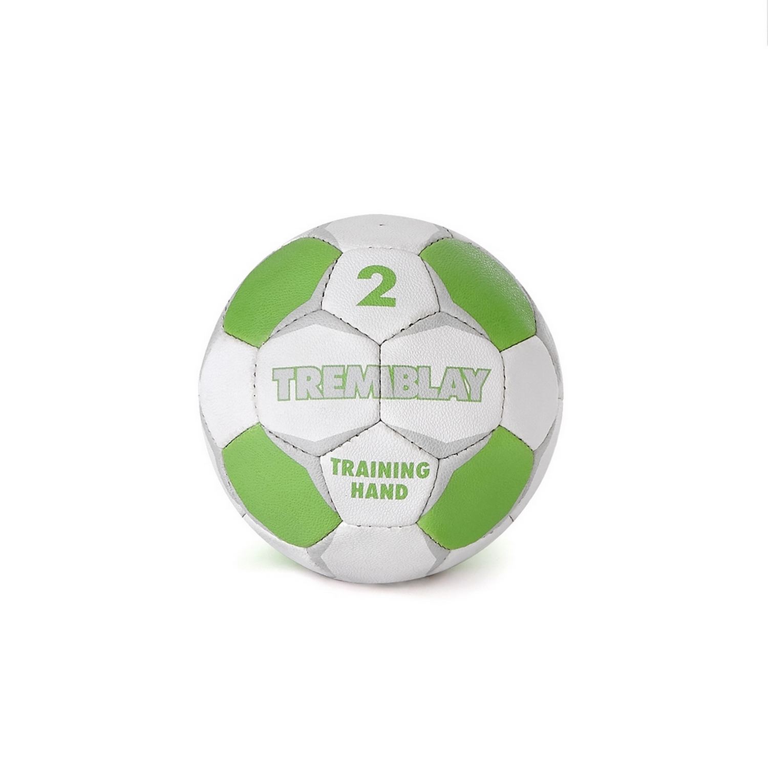 TREMBLAY_hdb1802_ballon_de_handball_training_taille-2_blanc_vert_sgequipement_sg_eguipement