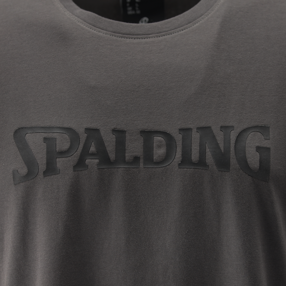 SPALDING_40232027-CH-BK_Tee-shirt_logo_men SS23_de_basket_charcoal_black_sgequipement_sg_equipement (3)