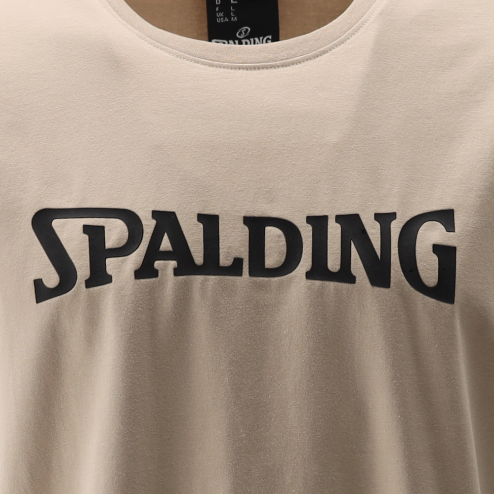 SPALDING_40232027-BE-BK__Tee-shirt_logo_men SS23_de_basket_beige_black_sgequipement_sg_equipement (3)