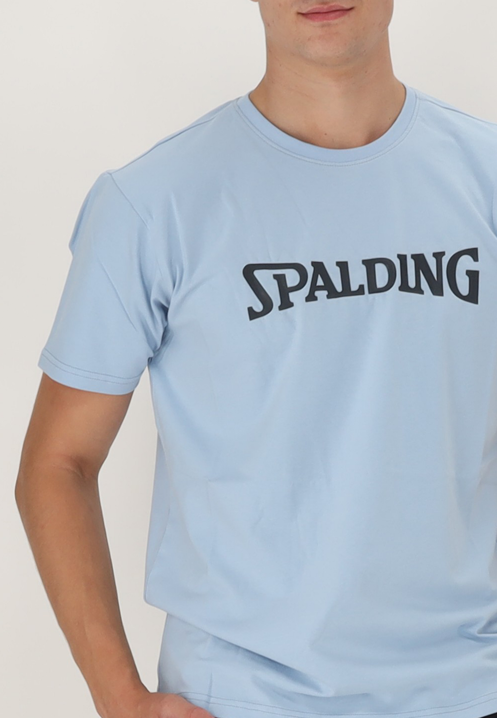 SPALDING_40232027-LB-NY_Tee-shirt_logo_men SS23_de_basket_light-blue_navy_sgequipement_sg_equipement (7)