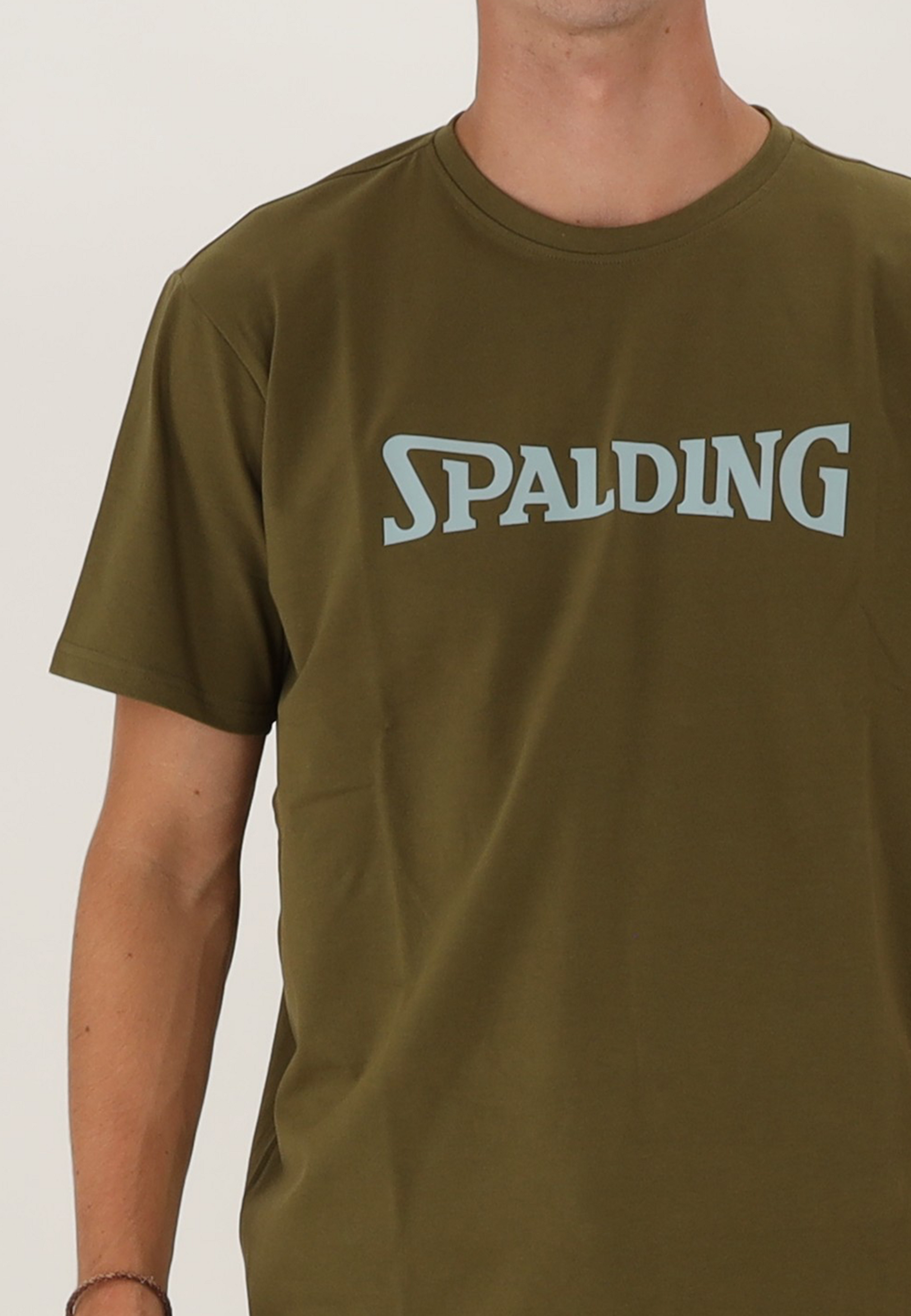 SPALDING_40232027-KH-LG_Tee-shirt_logo_men SS23_de_basket_khaki_light-green_sgequipement_sg_equipement (6)