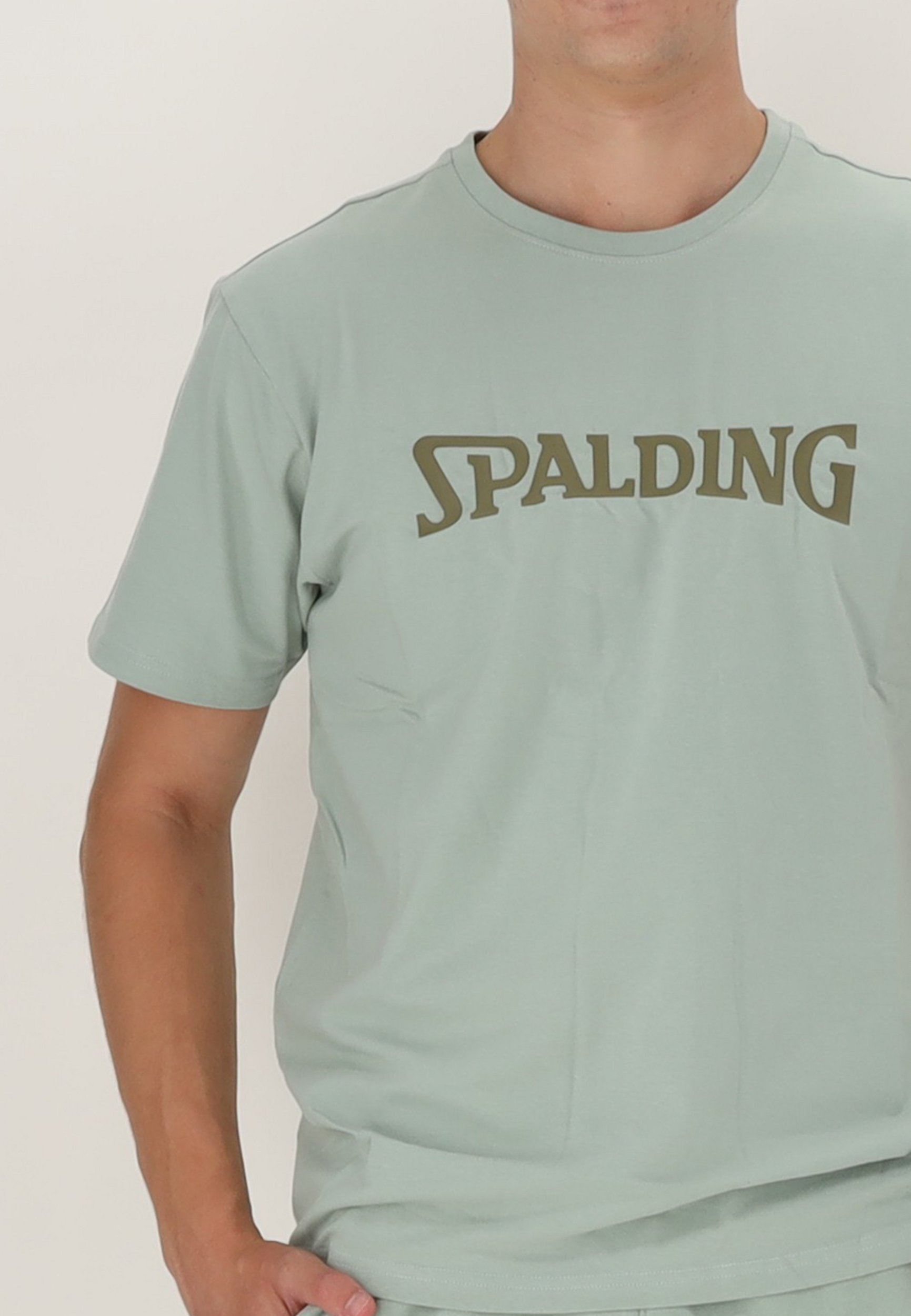 SPALDING_40232027-LGKH_Tee-shirt_logo_men SS23_de_basket_light-green_khaki_sgequipement_sg_equipement (6)
