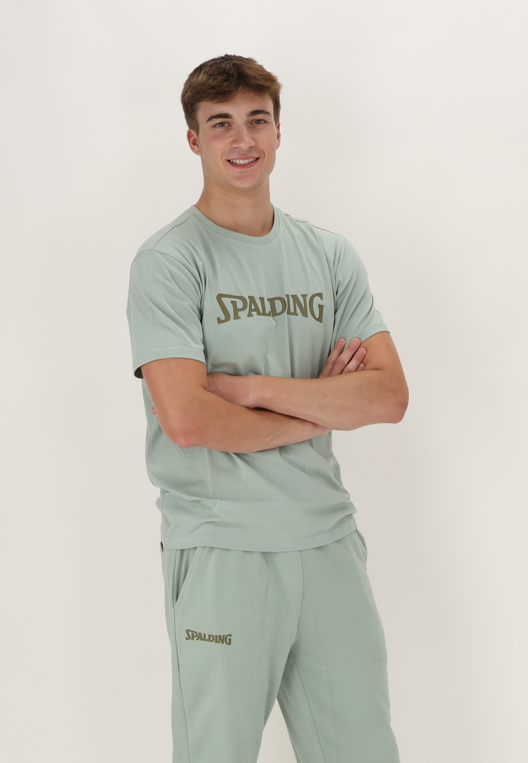 SPALDING_40232027-LGKH_Tee-shirt_logo_men SS23_de_basket_light-green_khaki_sgequipement_sg_equipement (3)