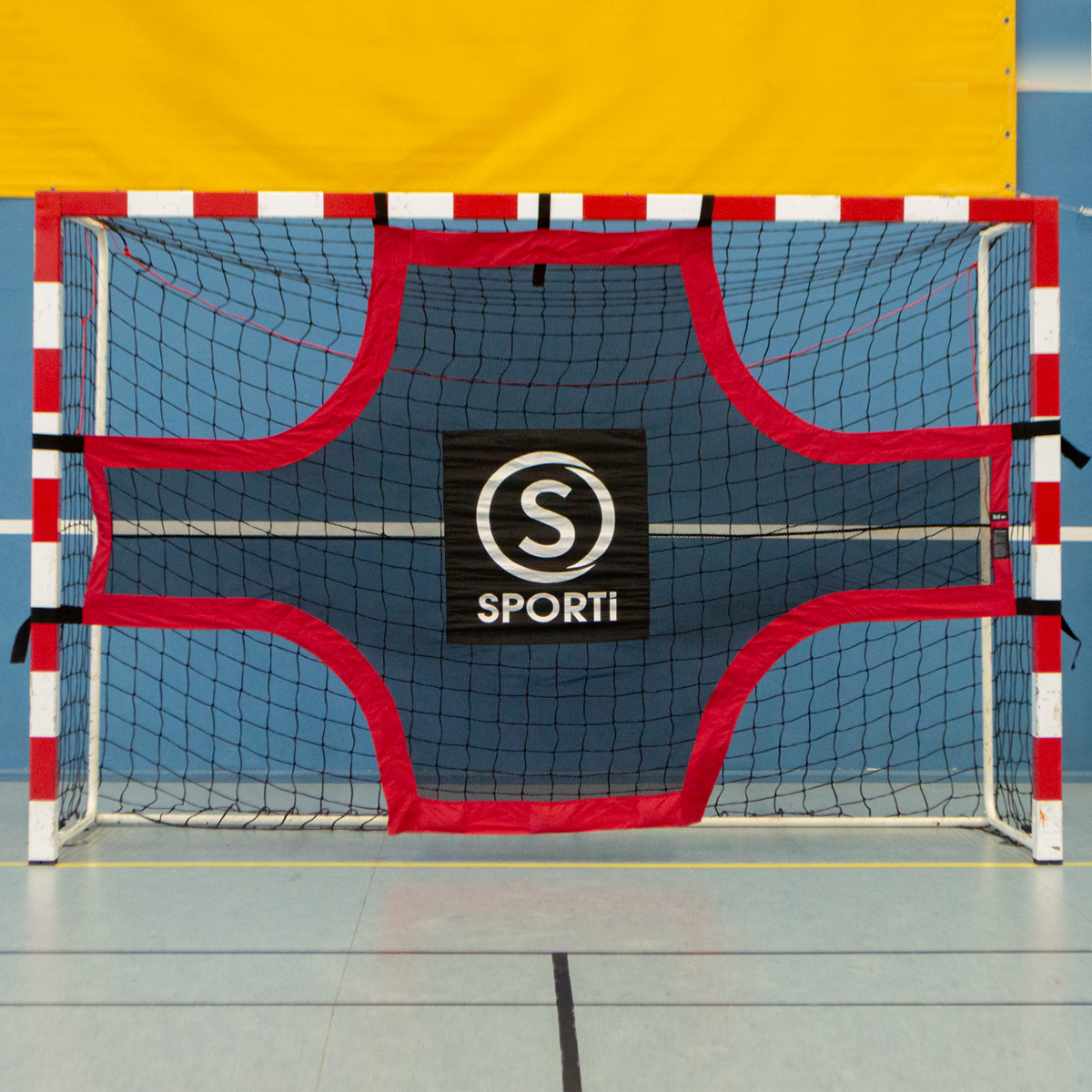 SPORTI_064014_cible_avec_base_auto-lestee_handball_futsal_rouge_sgequipement_sg_equipement
