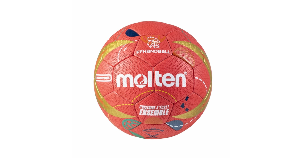 Lot De 20 Ballons De Handball Molten HX1800 T0 Orange – Origine Sport