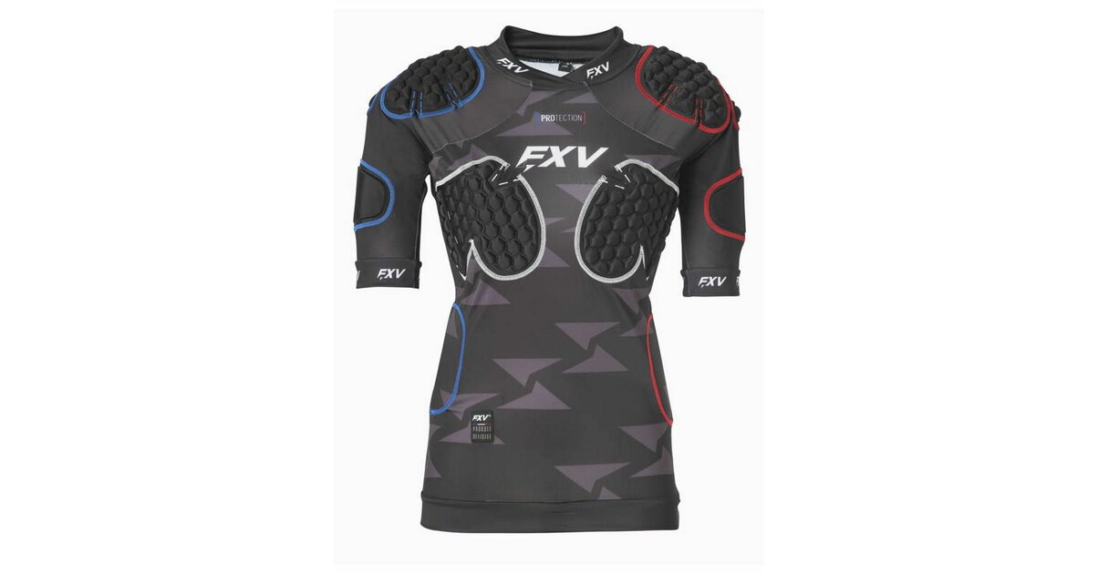 Épaulière De Rugby Force XV EGIDE Femme - Noir, Protection 12 Zones, Slim Fit - Norme World Rugby