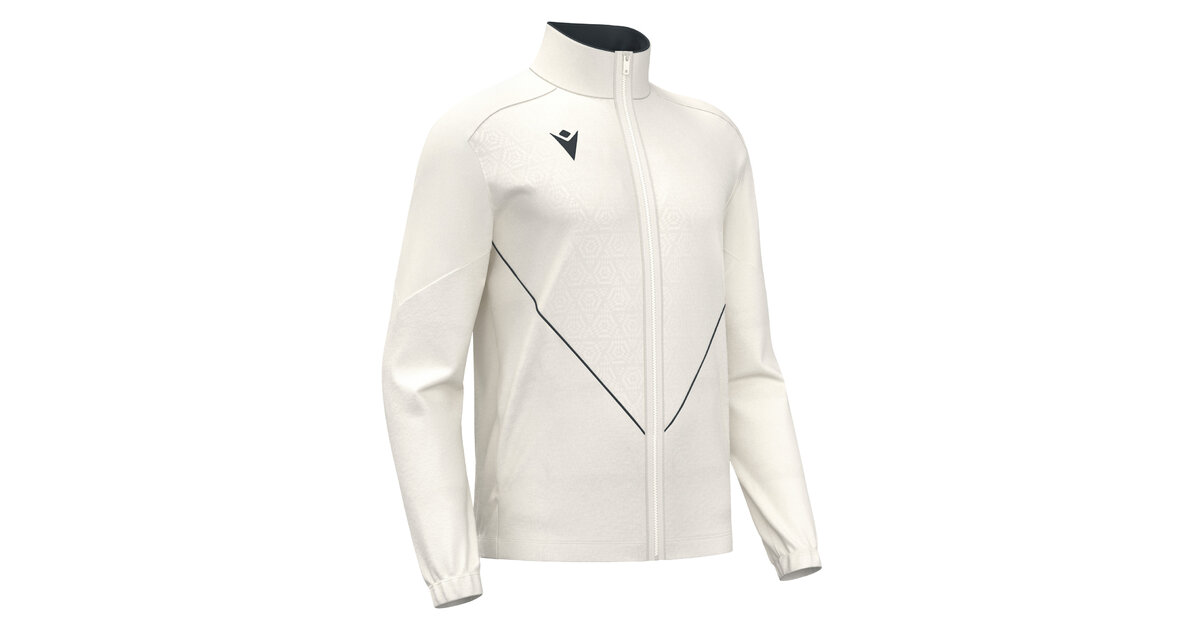 Veste D'entraînement MACRON FC Cagliari - Taille L/XL - Blanc - Occasion En Très Bon état (4+/5)