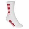 Select_sports_socks_striped_white_red