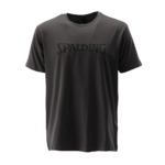 SPALDING_40232027-CH-BK_Tee-shirt_logo_men SS23_de_basket_charcoal_black_sgequipement_sg_equipement (1)