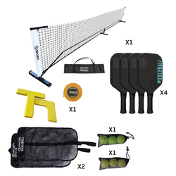 Ensemble de raquettes de pickleball en fibre de verre approuvées par l'USAPA, avec raquettes de pickleball, housse de pagaie, bandes antidérapantes, pour débutants et professionnels