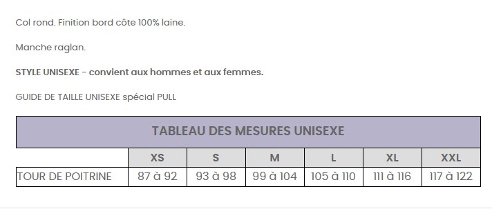 MESURE UNISEX