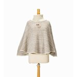 poncho maille laine