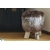 TABOURET PEAU DE MOUTON