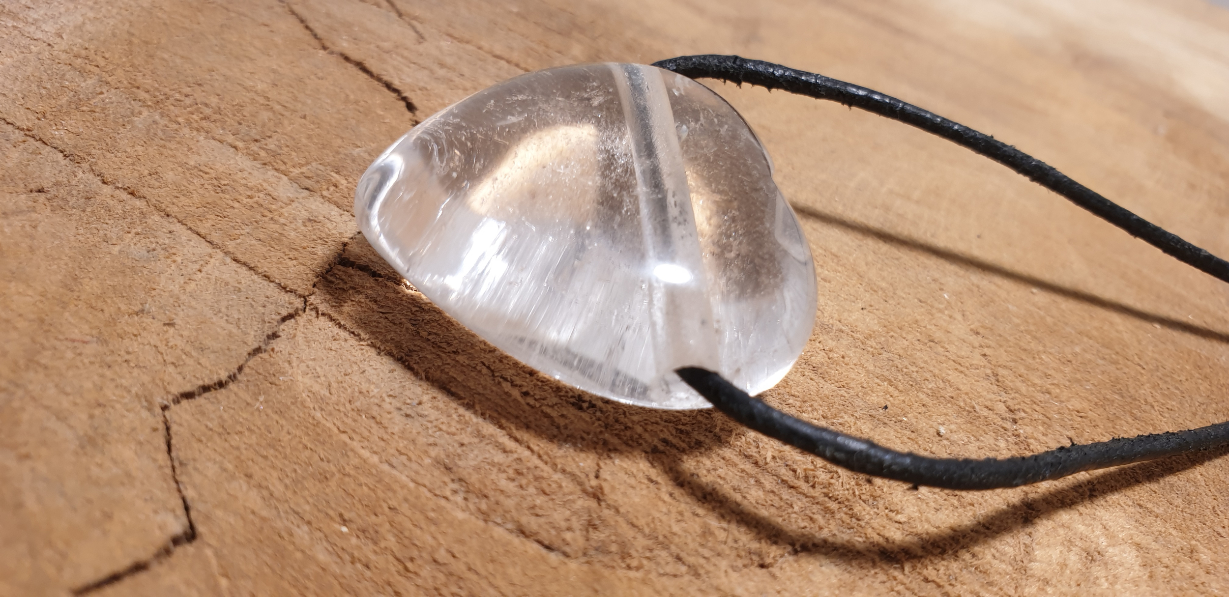 coeur percé cristal de roche 3