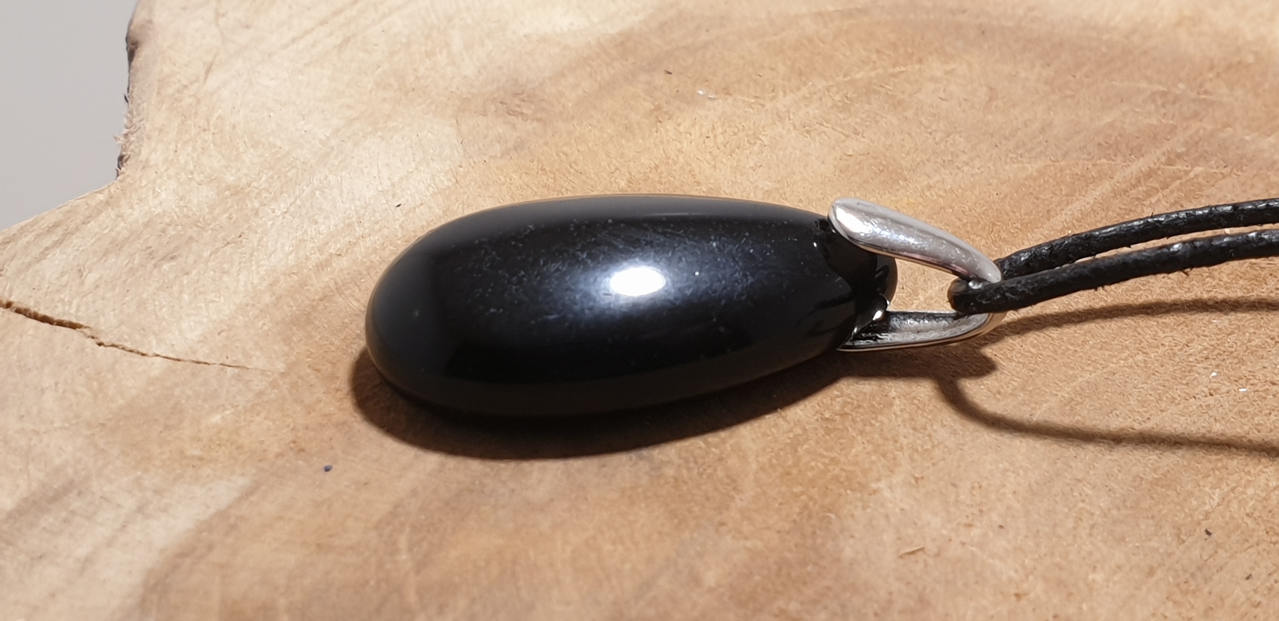 pendentif obsidienne noire 4