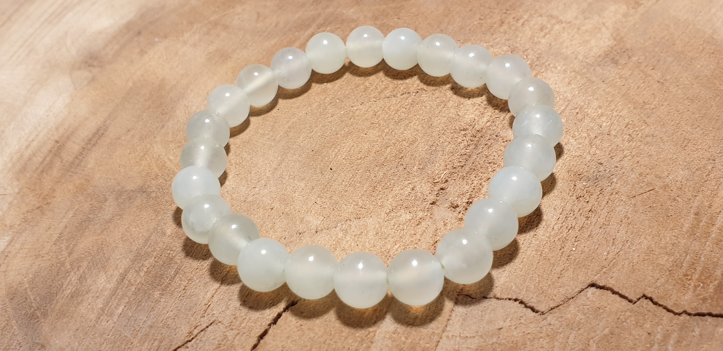 Bracelet Jade Miel - Pierre Naturelle | Minéral France