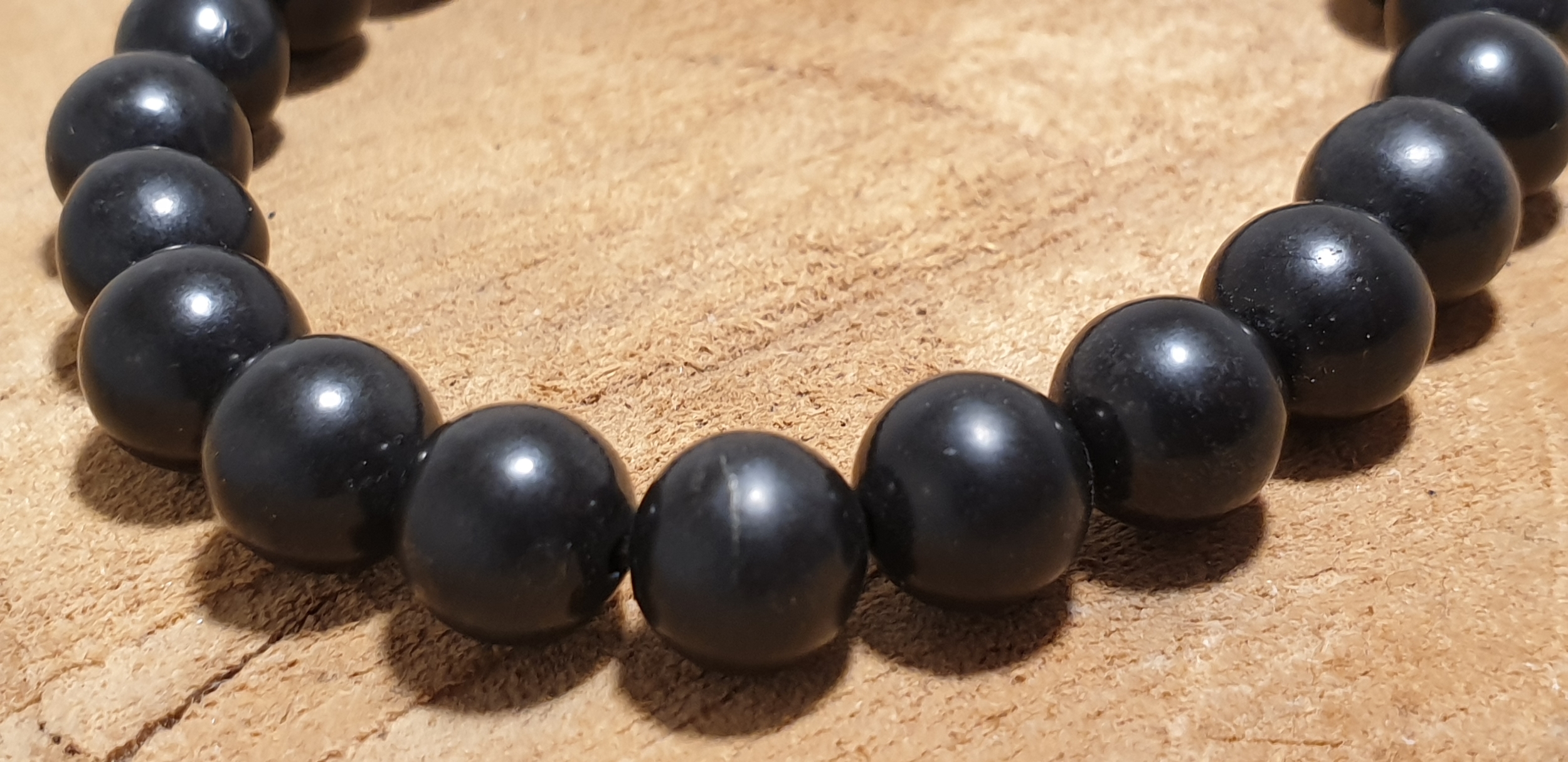 Bracelet en pierre naturelle de shungite - Bijoux et accessoires ...