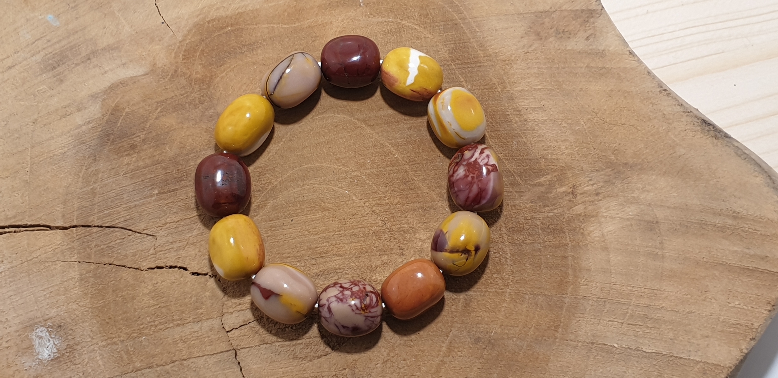 bracelet pépite jaspe mokaite 2