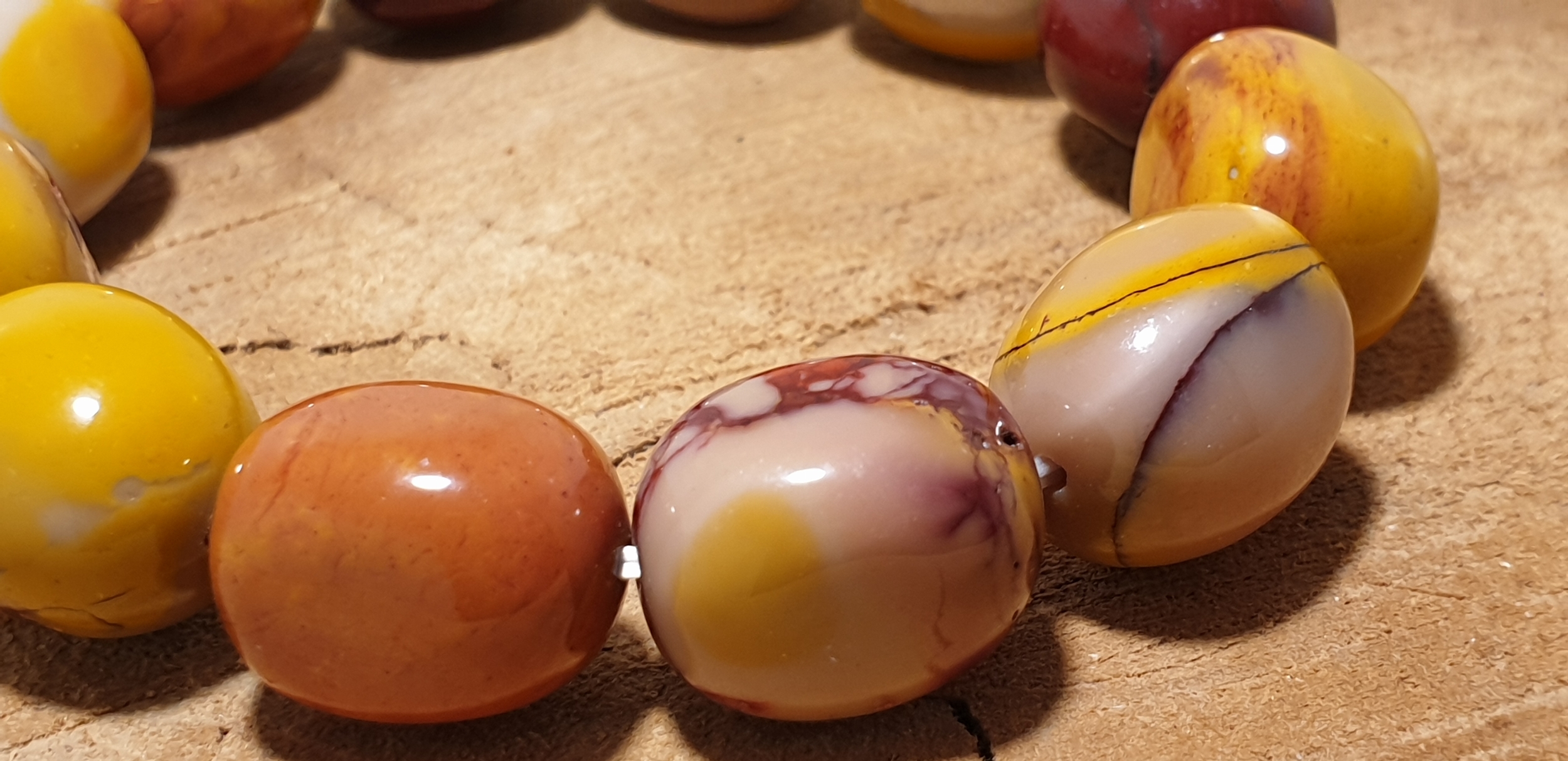 bracelet pépite jaspe mokaite 8