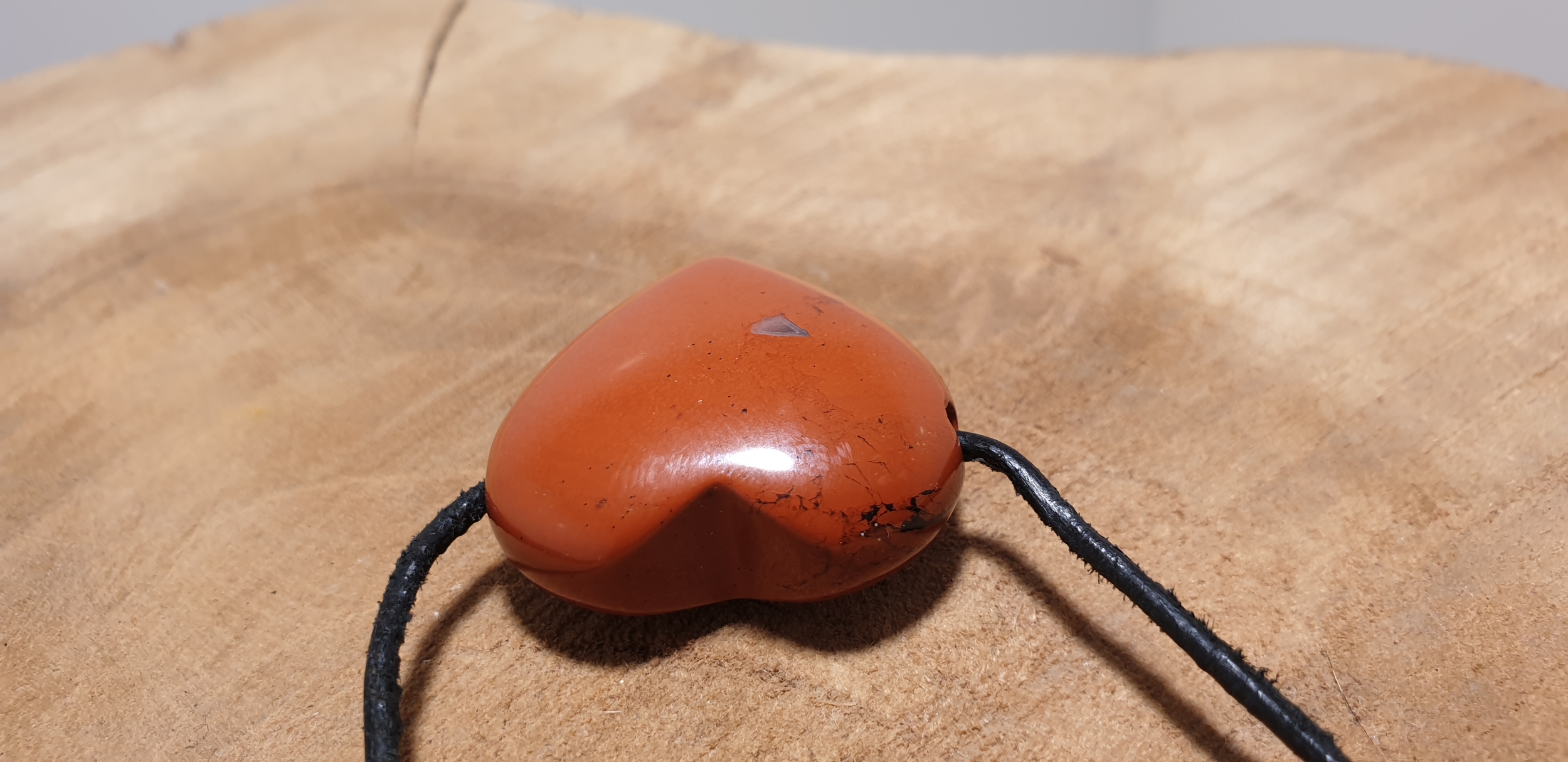 pendentif coeur jaspe rouge 6