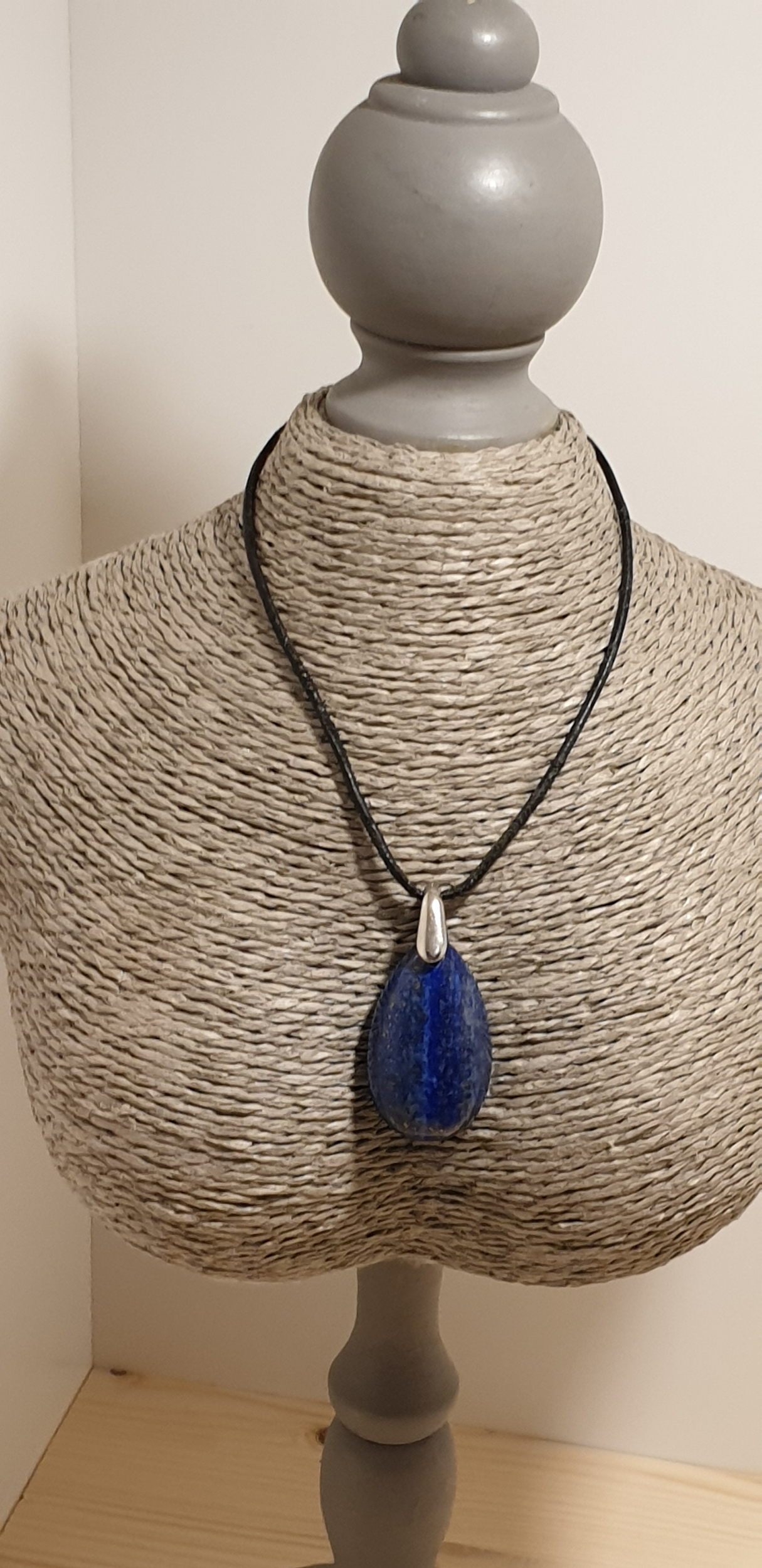 pendentif goute lapis lazuli 2