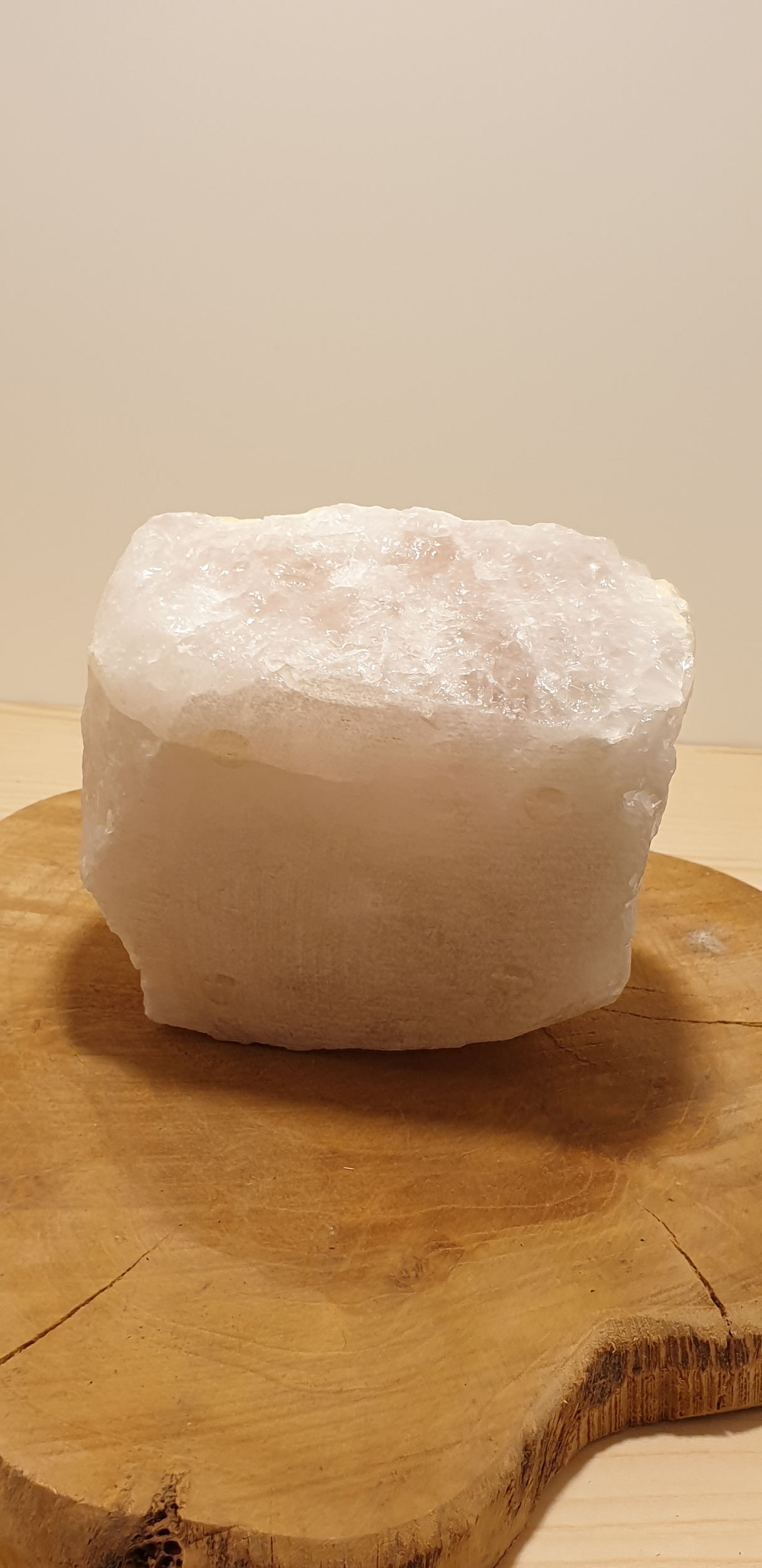 bougeoir quartz rose 06