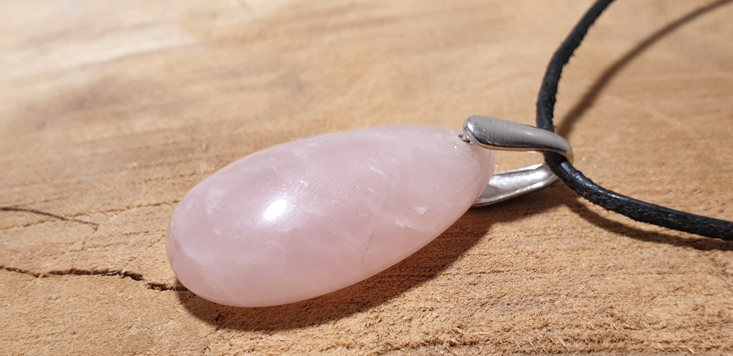 pendetif goute quartz rose 4