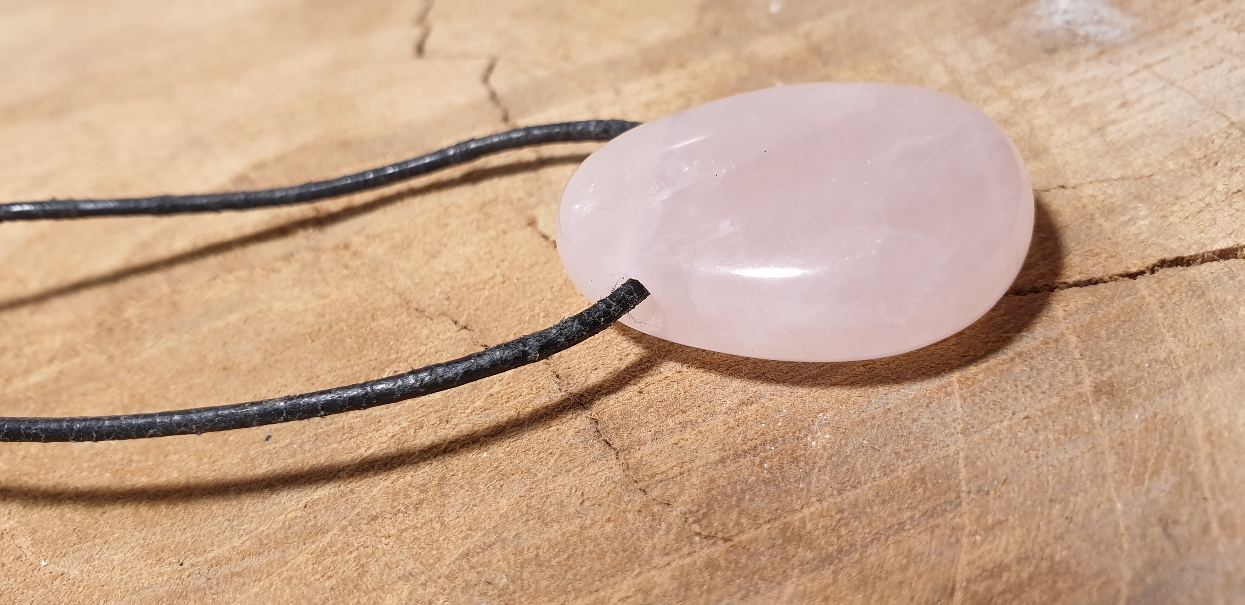 Pendentif Goutte En Quartz Rose – Pierre Naturelle – Lithothérapie – 35 à 45 Mm