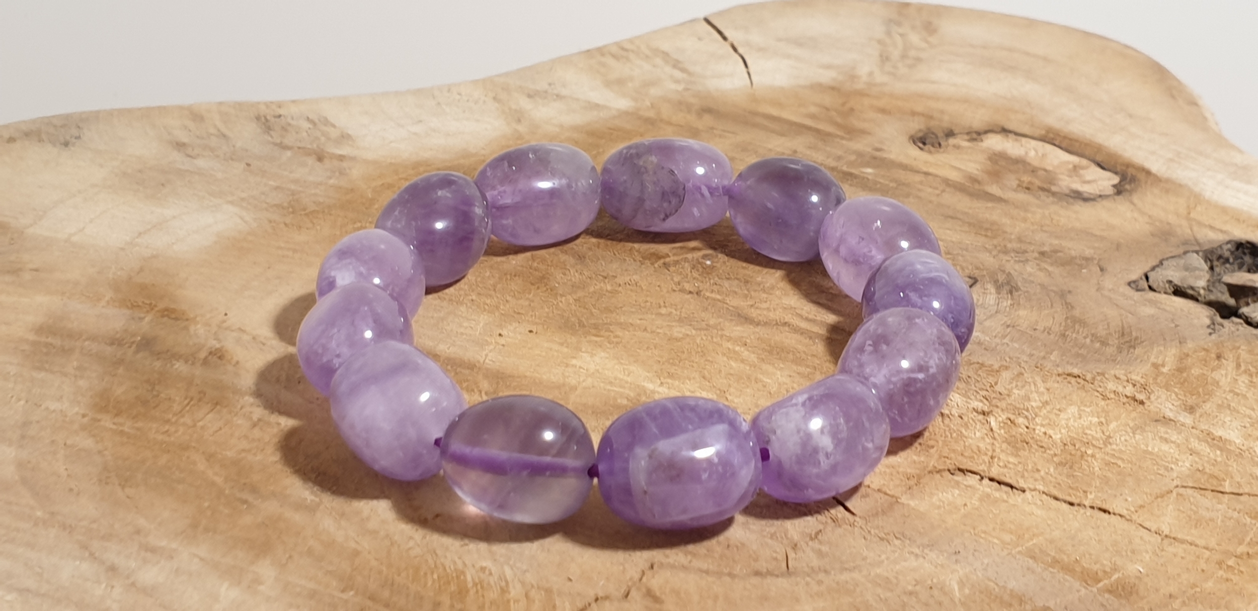 bracelet pépite améthyste 2