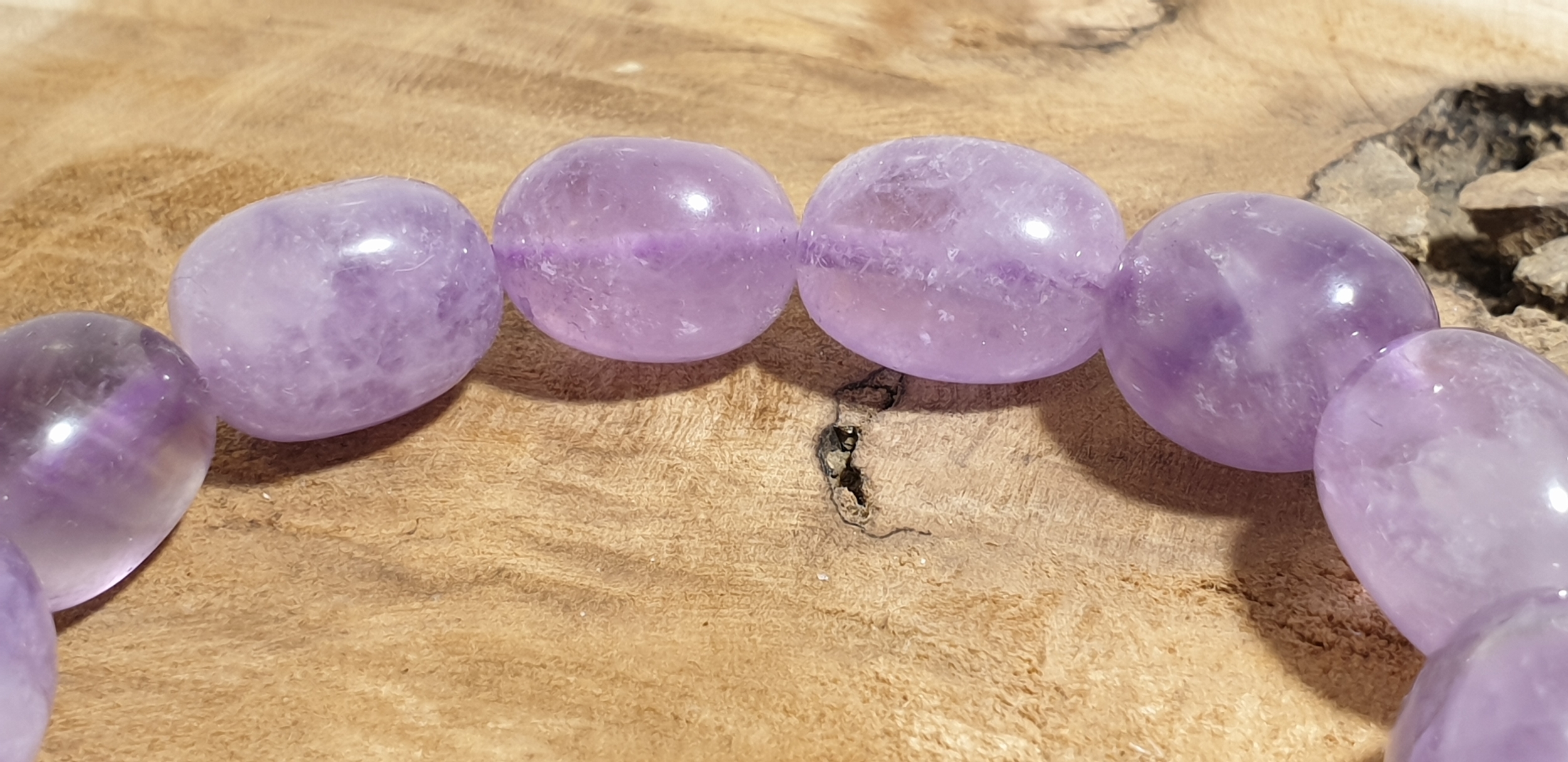 bracelet pépite améthyste 5